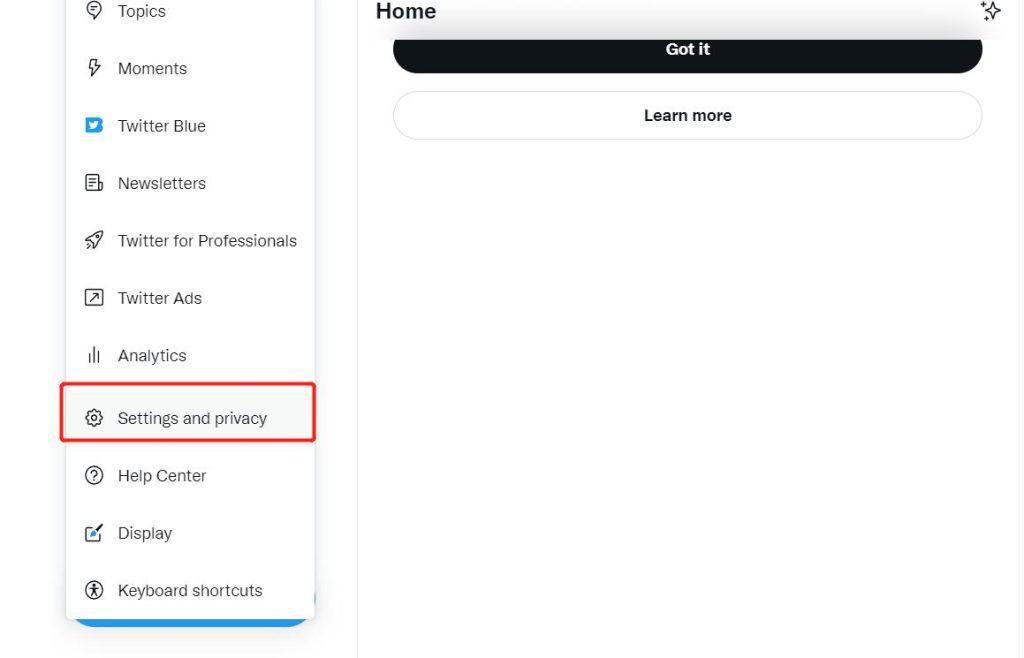 网页推特解除敏感内容第二步