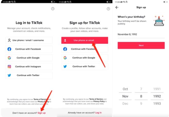TikTok账号注册步骤