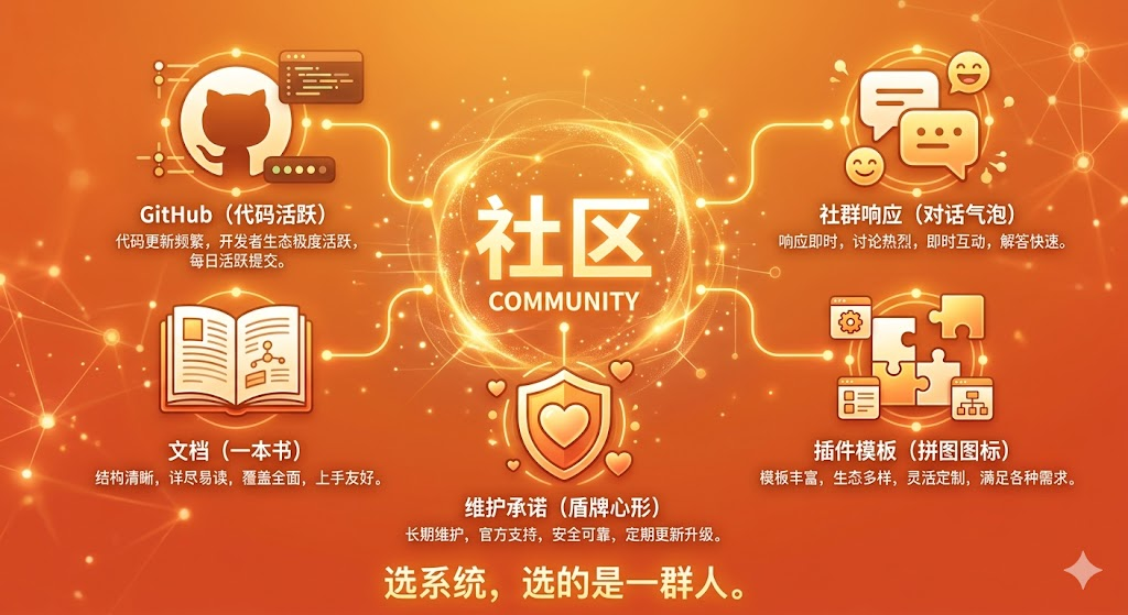 不只是代码：独角发卡、异次元发卡、萌次元发卡与EMSHOP社区生态与开发者支持深度对比-EMSHOP发卡官网