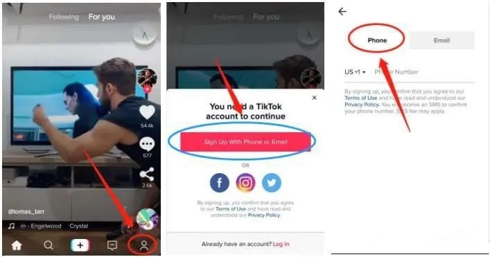 手机号注册（需要国外的手机号码）