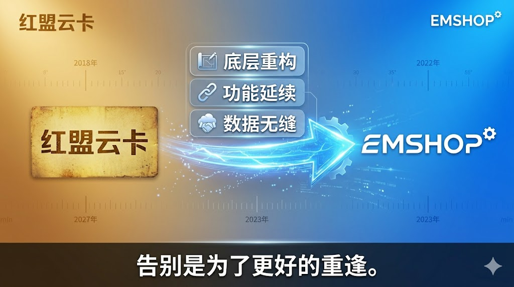 老站长的共同选择：为什么红盟云卡老用户纷纷迁移到EMSHOP-EMSHOP发卡官网