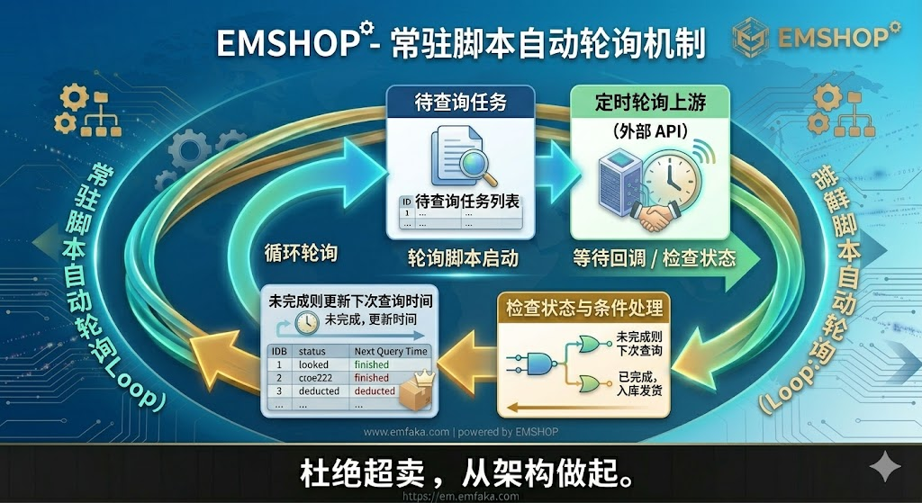 【更新预告】EMSHOP上游对接将支持主动查询型发货模式