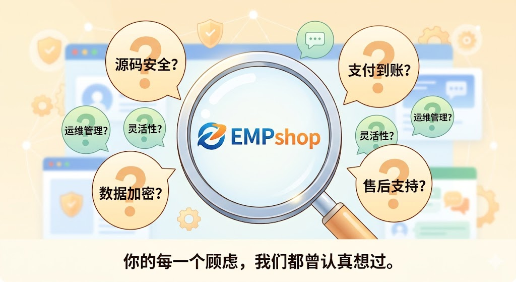 打消你的最后一丝顾虑:EMSHOP发卡系统常见问题与信任建设全解答-EMSHOP发卡官网