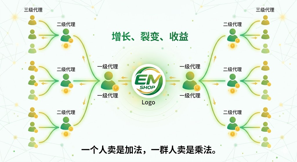 让流量从四面八方来：EMSHOP发卡系统代理分销体系的搭建与精细化运营指南-EMSHOP发卡官网